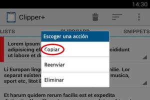 Cómo copiar y pegar en Android copiar android