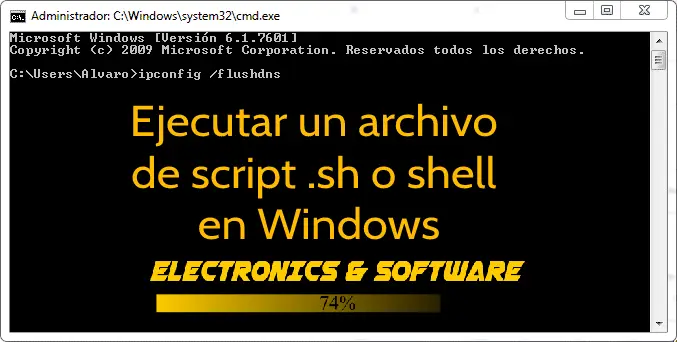 Ejecutar un archivo de script .sh o shell 1