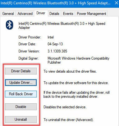 Fix Problem of Windows 10 Bluetooth Not Working