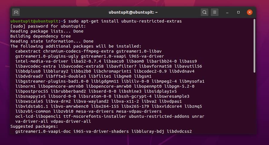 Multimedia Codecs on Ubuntu Linux extra 1