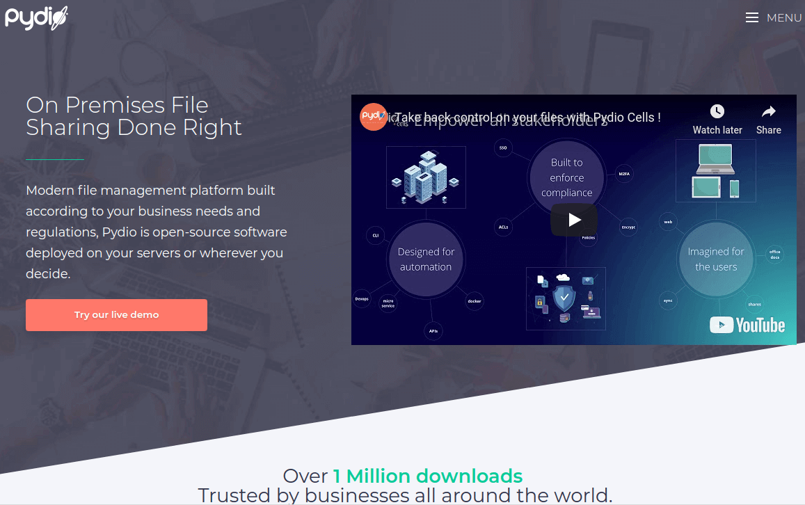 Pydio File Sharing Platform