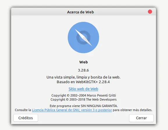 about gnome web