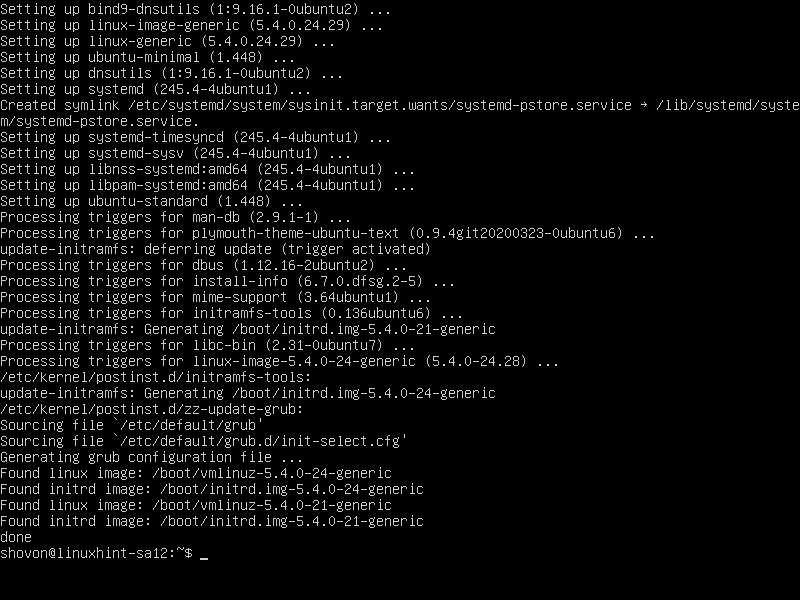 Cómo actualizar Ubuntu 20.04 desde El Terminal apt terminado
