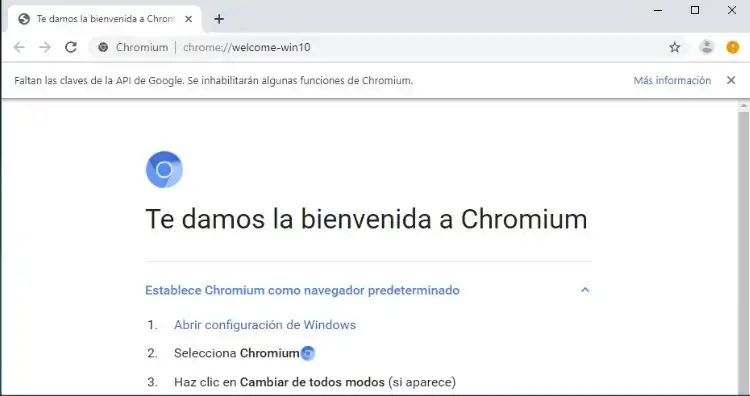 chromium inicio