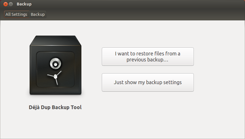 backup ubuntu