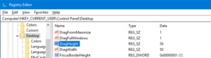 Cambio de Sensibilidad de Arrastrar y Soltar para Evitar Accidentales Mover de Archivos dragheight dragwidth sensitivity