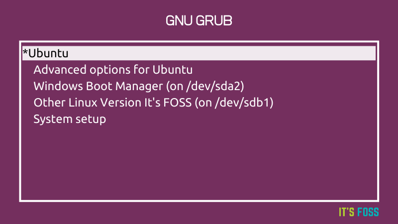 Update grub не находит linux