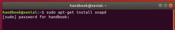 install snapd xenial