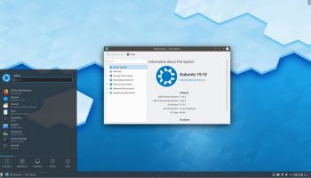 kubuntu 19.10 desktop screenshot