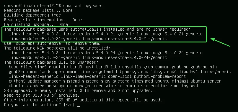 linux upgrade all packages