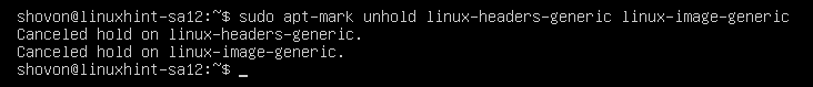 Cómo actualizar Ubuntu 20.04 desde El Terminal mark unhold paquetes