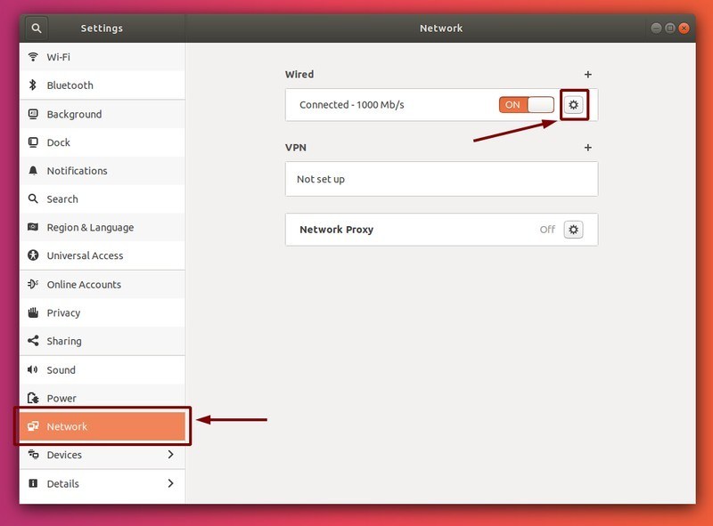 La Configuración De Red De Ubuntu