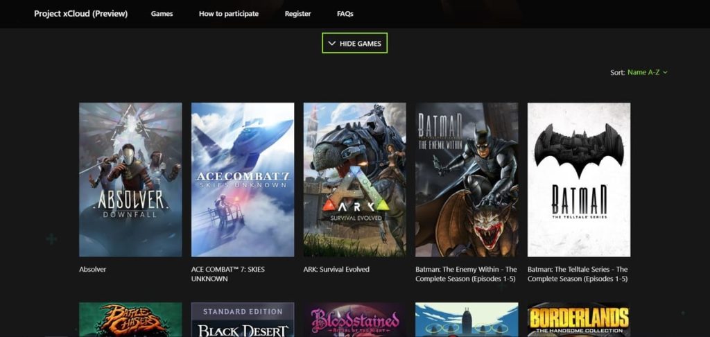 Los 20 mejores Plataformas de juegos en la nube en 2020 project Xcloud 1