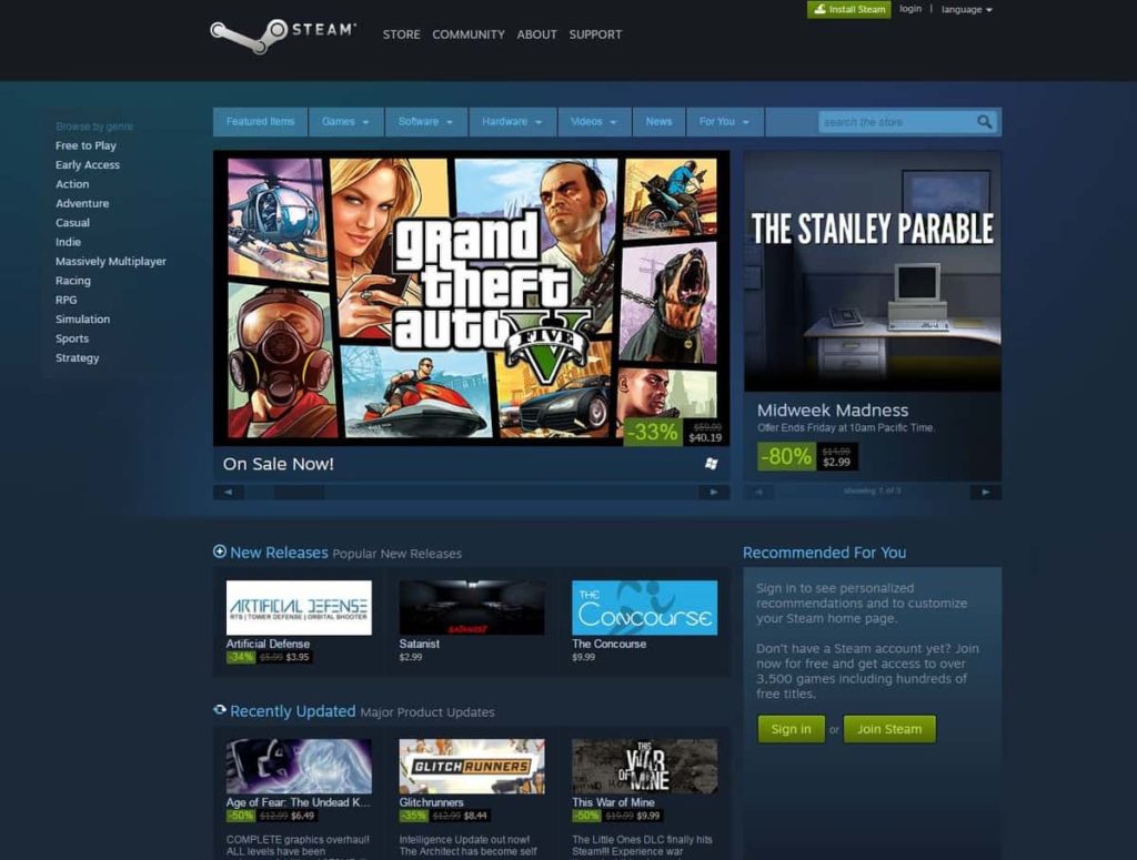 Los 20 mejores Plataformas de juegos en la nube en 2020 steam