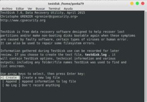 testdisk linux mint