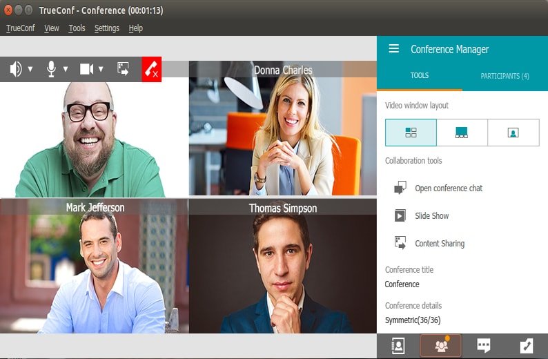 trueconf video conferencing software for Linux