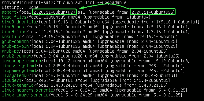 Cómo actualizar Ubuntu 20.04 desde El Terminal upgradable2
